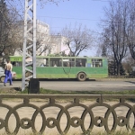 Троллейбус на проспекте Ленина