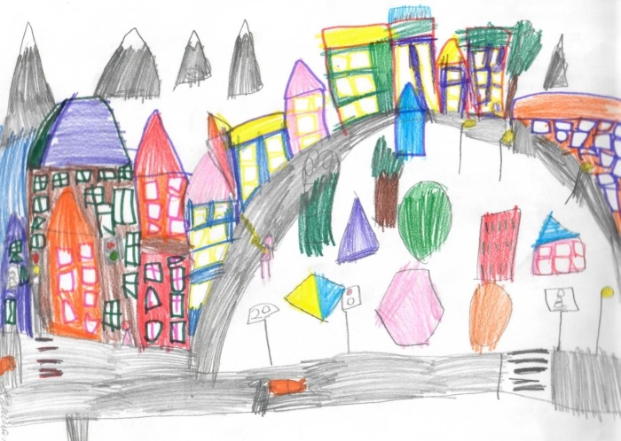 Рисунок города иваново. Рисование город для детей. Детские рисунки города. Современный город рисунок детский. Рисуем город с детьми.
